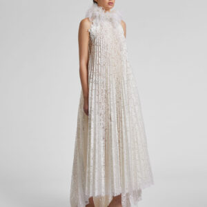 Feather Neck Shift Gown - Image 2